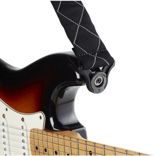 D'Addario 50Bal02 Auto Lock Guitar Strap Black