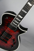 ESP EII Eclipse See Thru Black Cherry Burst with Case