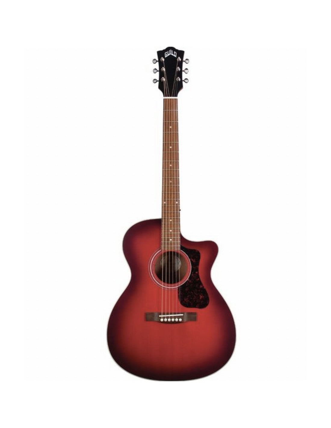 Guild OM240CE Satin Oxblood Burst Chitarra Acustica Elettrificata