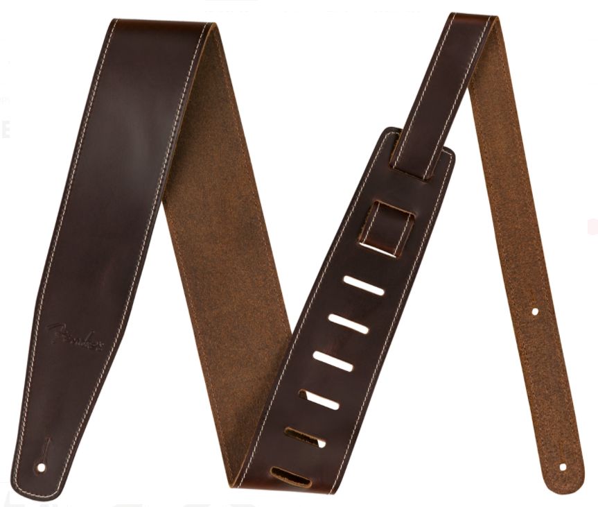 Fender Broken-In Leather Strap 2.5 Tracolla Brown