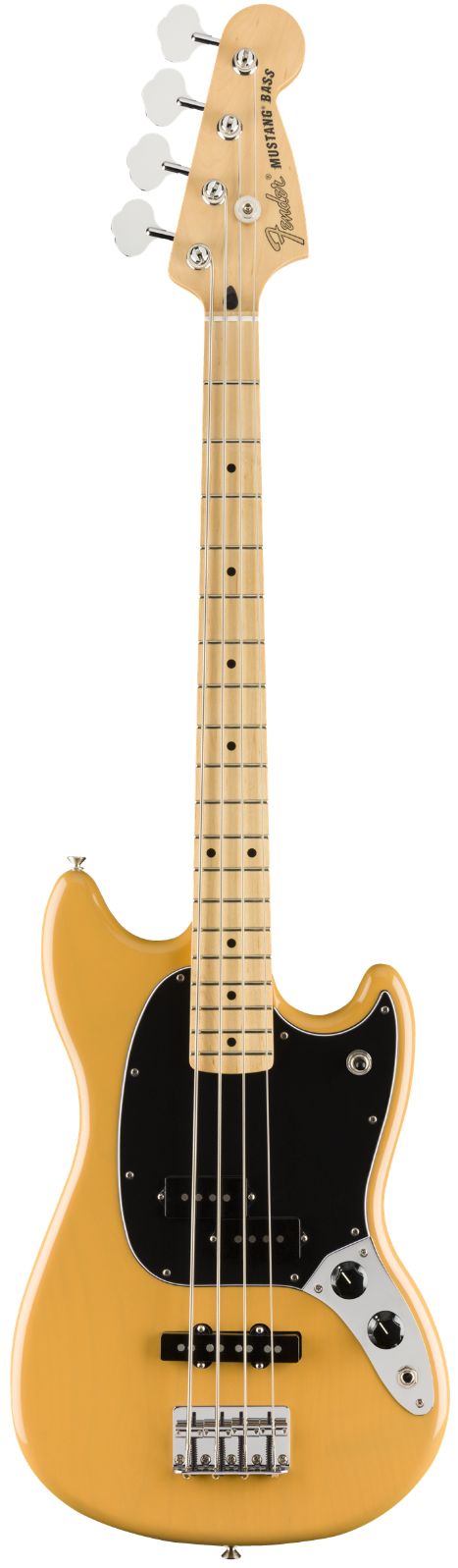 Fender Limited Mustang Bass Pj Butterscotch Blonde Basso Elettrico