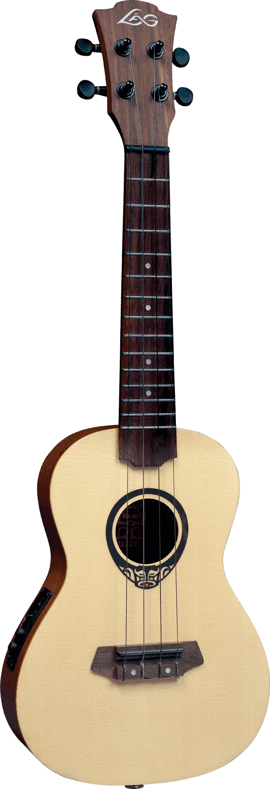 Lag Tku150ce Ukulele Concert Natural con Preamp e Gigbag
