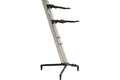 Quik Lok SL/913ALU SL supporto argento metallizzato per due tastiere