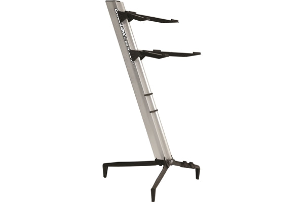 Quik Lok SL/913ALU SL supporto argento metallizzato per due tastiere