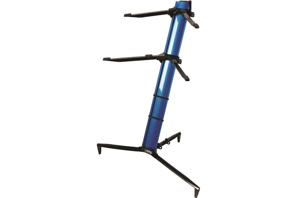 Quik Lok Sl913Bl Supporto 2 Tastiere Blu Metallizzato