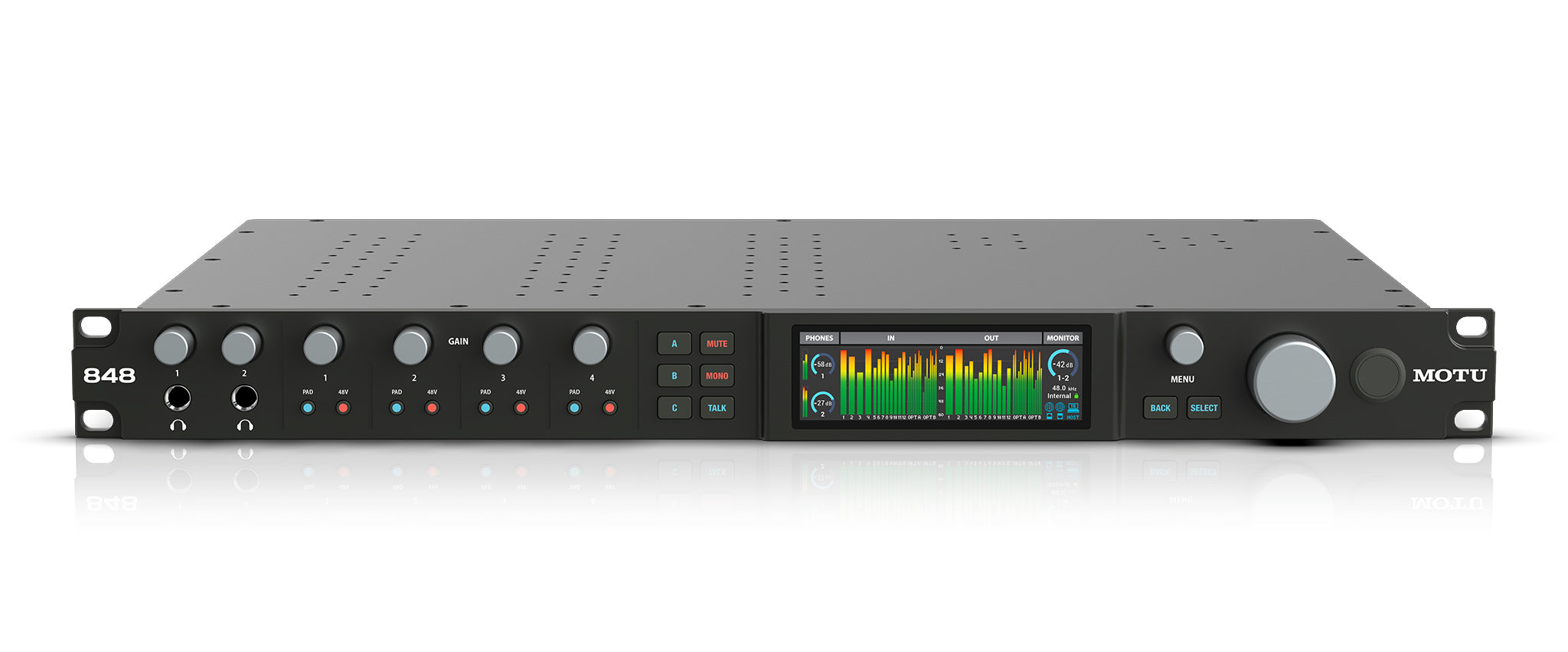 Motu Interface 848 (thunderbolt 4/usb-c/avb)
