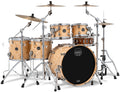 Mapex it Sr628xuzxn drum set saturn vi natural maple burl
