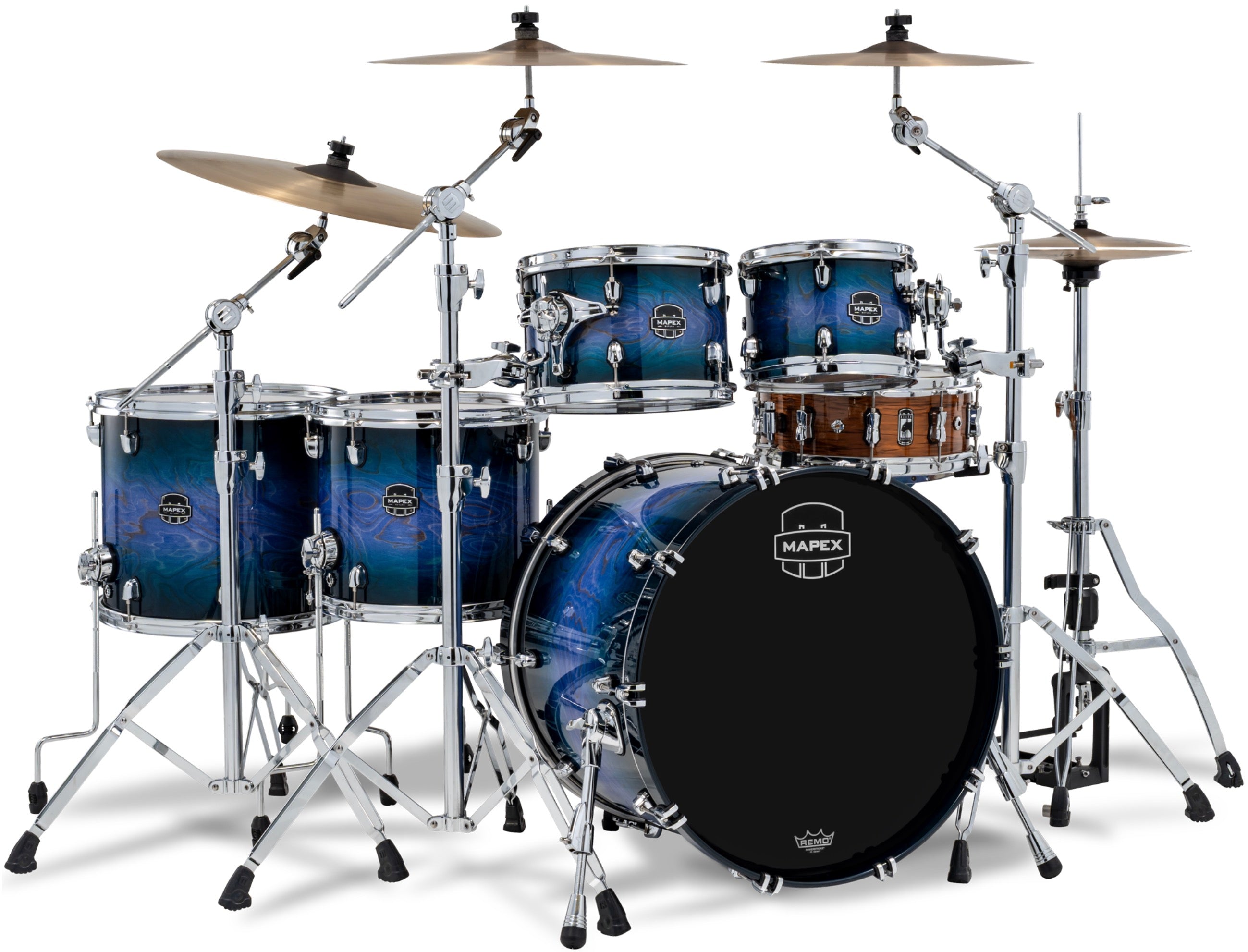 Mapex it Sr628xuzxq drum set saturn vi cobalt burst