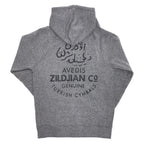 ZILDJIAN T3425 - Gray Zip Up Logo Hoodie - 2XL