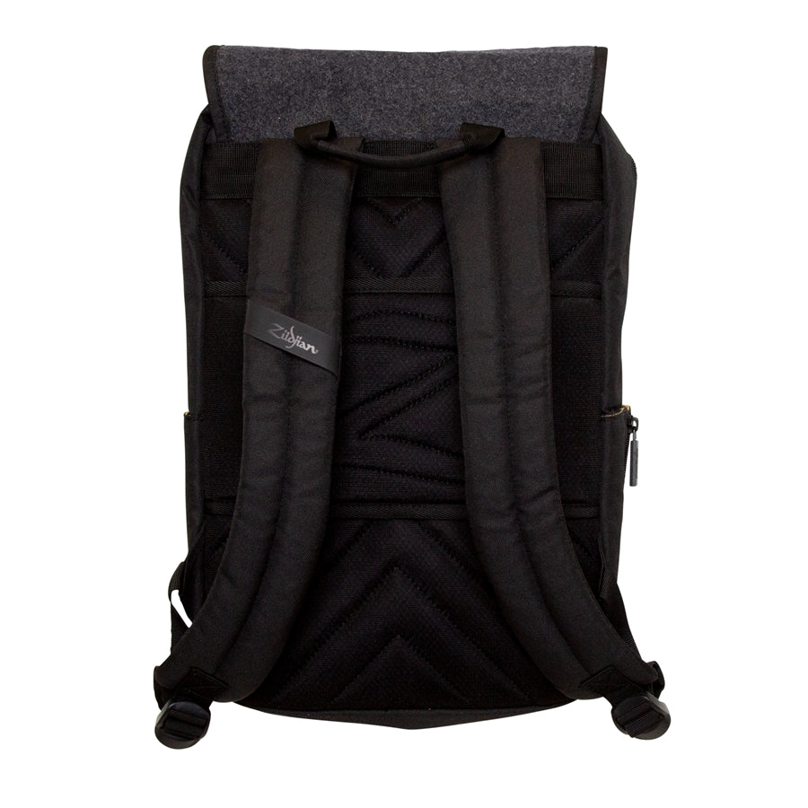 ZILDJIAN T9001 - Gray Flap Black Laptop Backpack