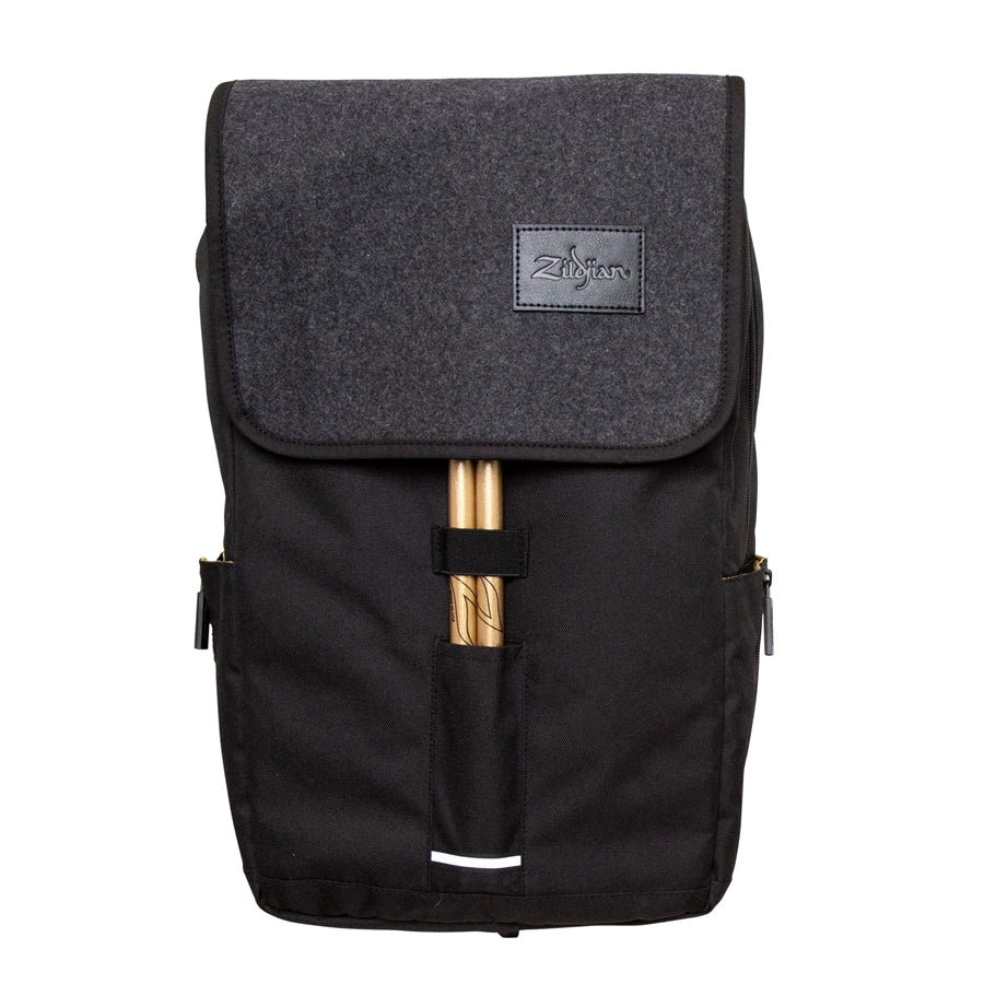 ZILDJIAN T9001 - Gray Flap Black Laptop Backpack