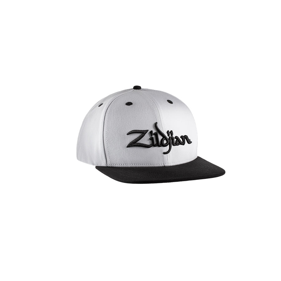 ZILDJIAN ZAHC0022 - White 6 Panel Snapback Hat