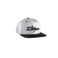 ZILDJIAN ZAHC0022 - White 6 Panel Snapback Hat