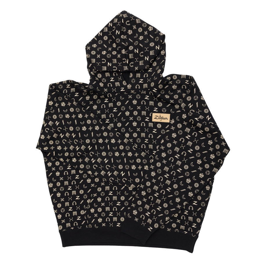 ZILDJIAN ZAHD0072 ICON HOODIE BLACK MEDIUM