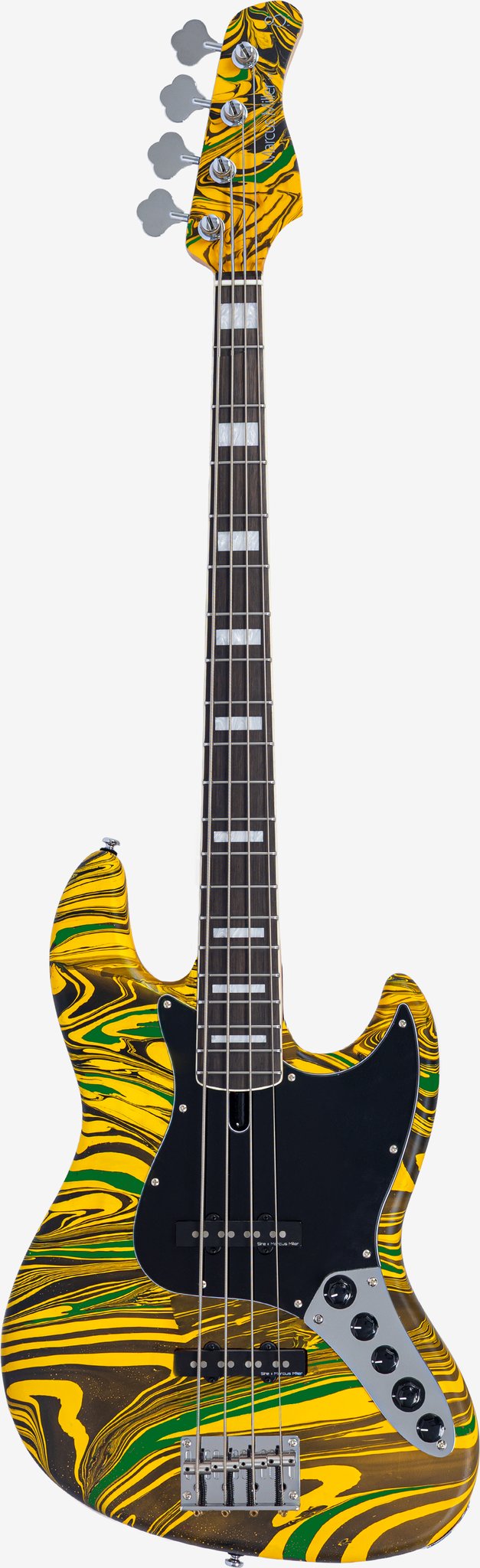 Marcus miller V7 alder-4 new gen yellow swirl