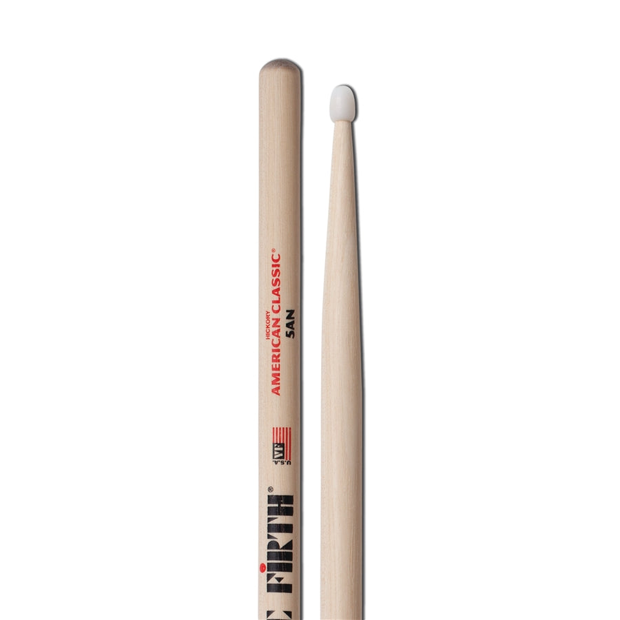 VIC FIRTH 5AN - American Classic Drumsticks with Nylon Tip
