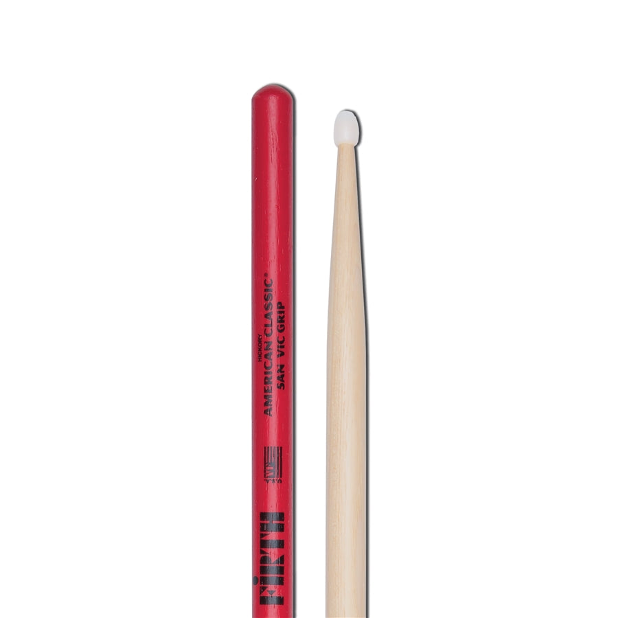 VIC FIRTH 5ANVG - Bacchette American Classic con punta in nylon e Vic Grip