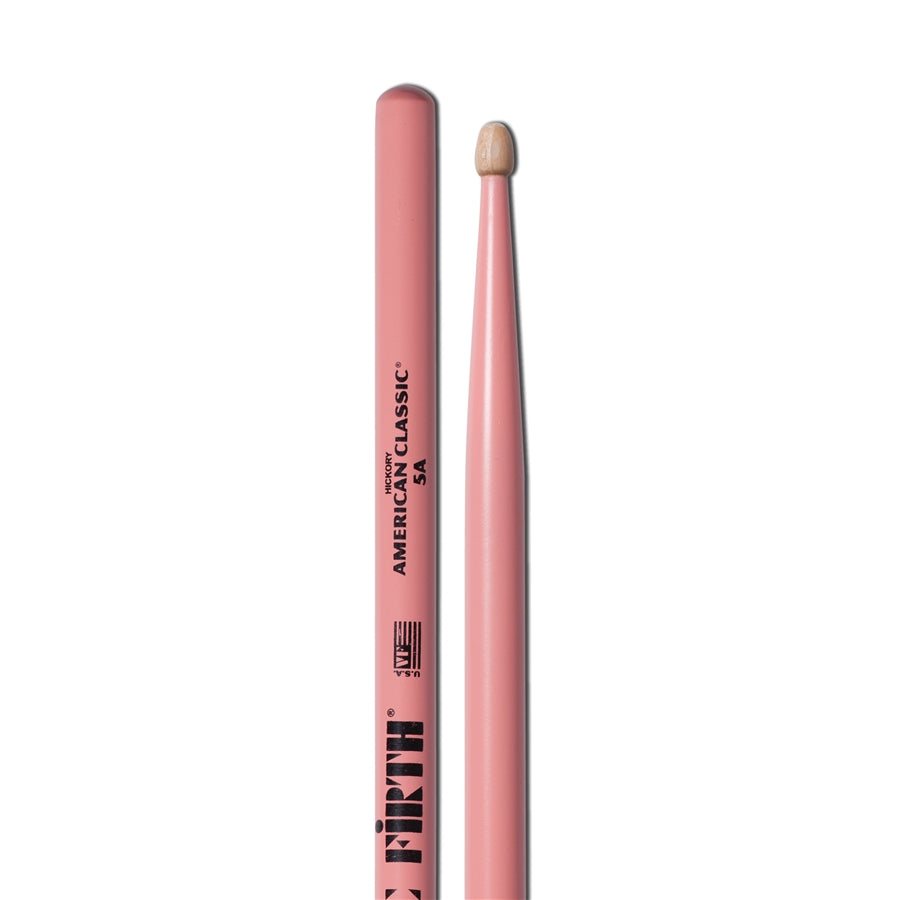VIC FIRTH 5AP - Bacchette American Classic Pink