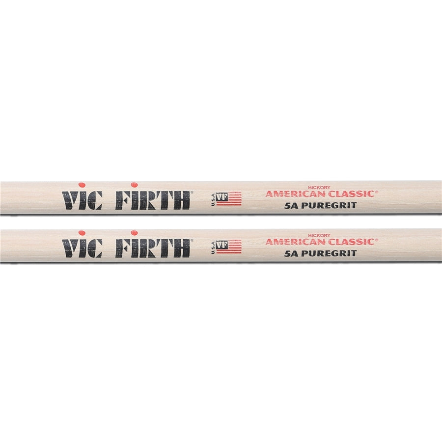 VIC FIRTH 5APG - Bacchette American Classic con punta in legno PureGrit