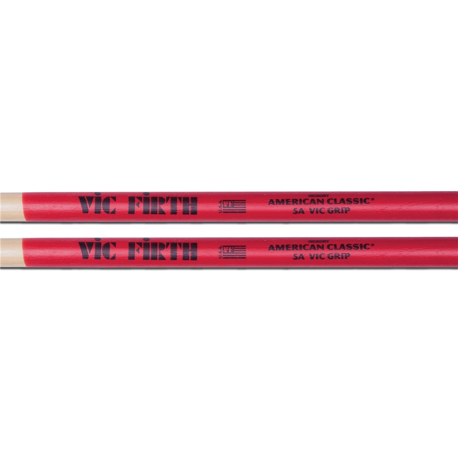 VIC FIRTH 5AVG - Bacchette American Classic con punta in legno e Vic Grip