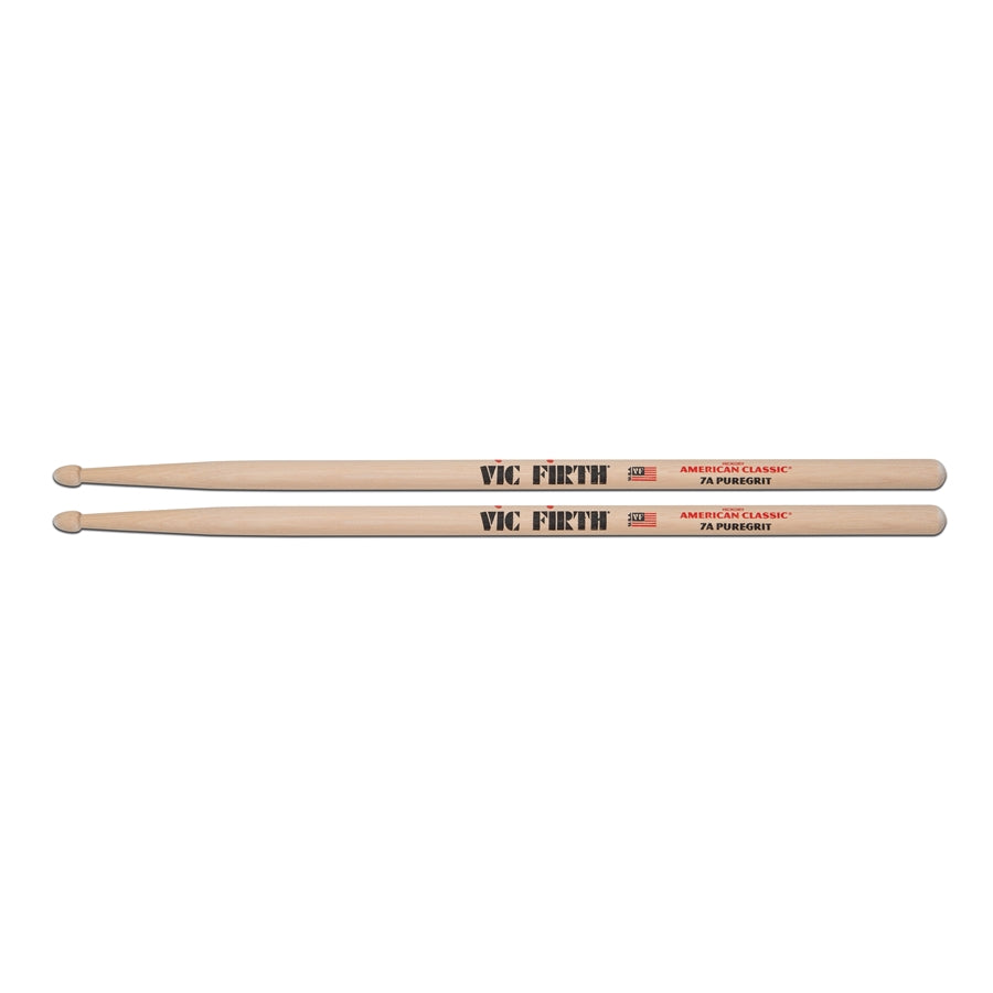VIC FIRTH 7APG - Bacchette American Classic con punta in legno PureGrit