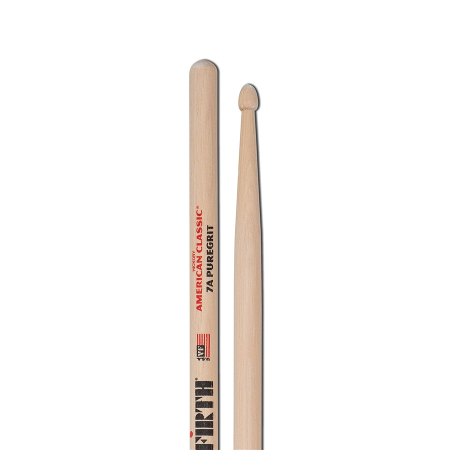 VIC FIRTH 7APG - Bacchette American Classic con punta in legno PureGrit