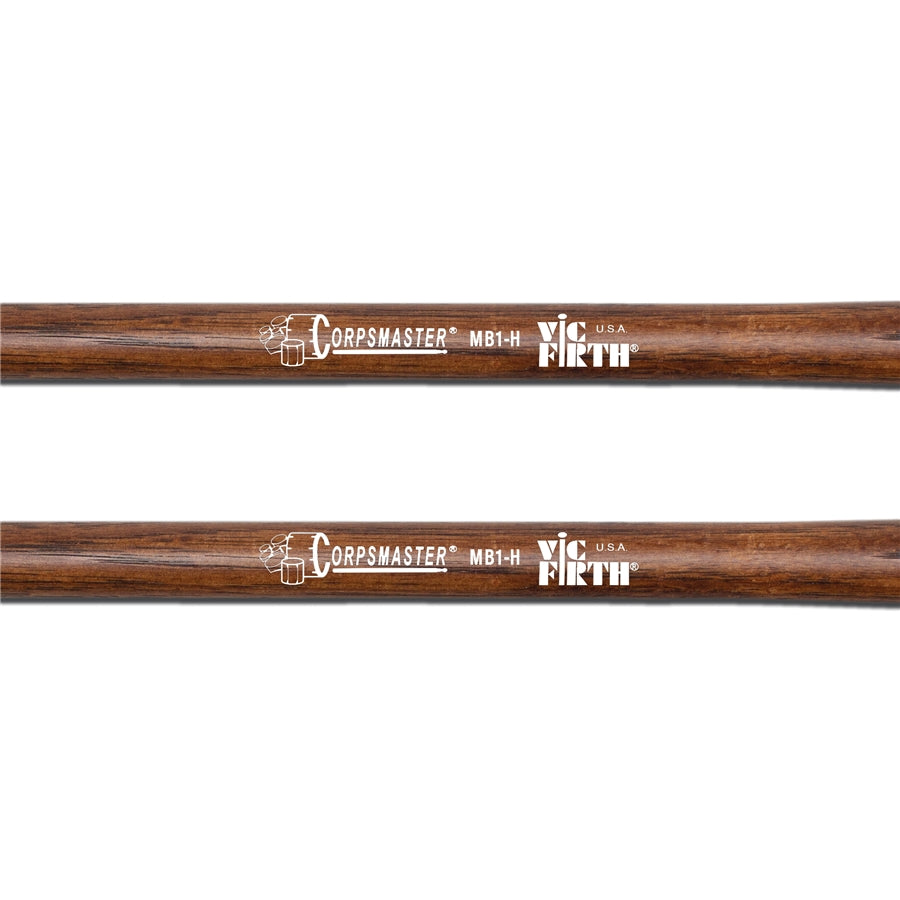 VIC FIRTH MB1H - Corpsmaster Bass Mallets Small