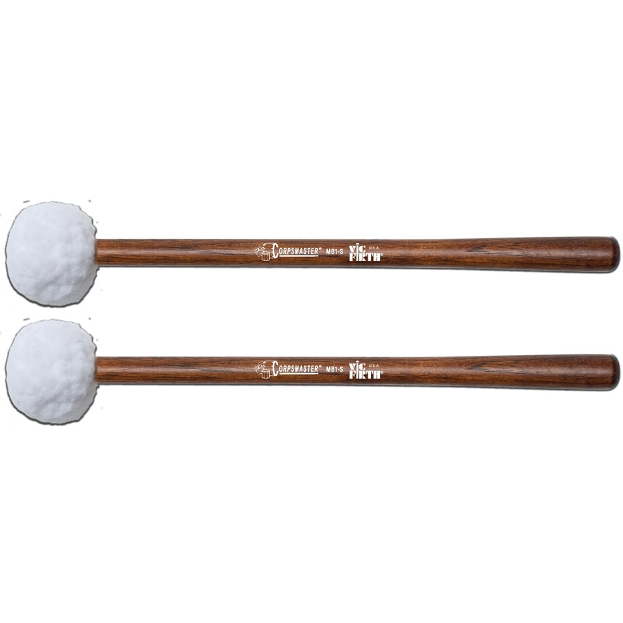 VIC FIRTH MB1S - Corpsmaster Bass Mallets Small