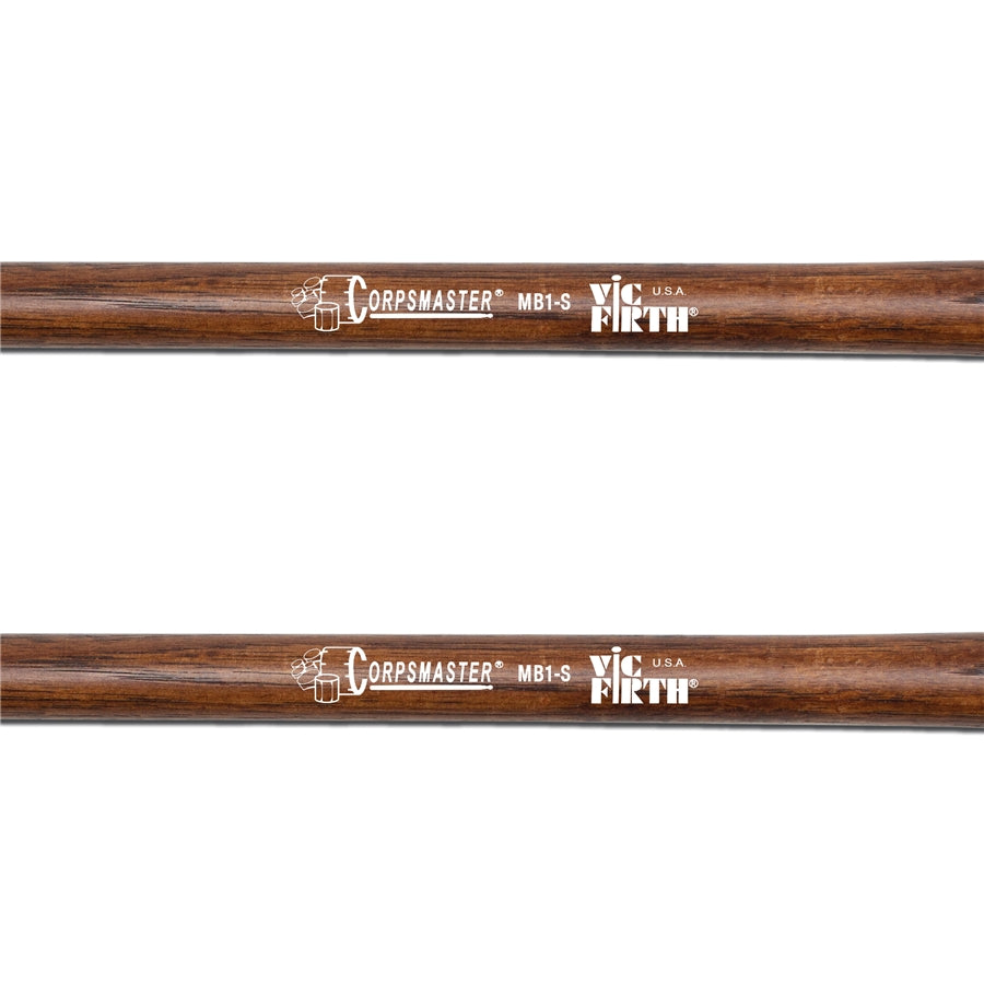 VIC FIRTH MB1S - Corpsmaster Bass Mallets Small