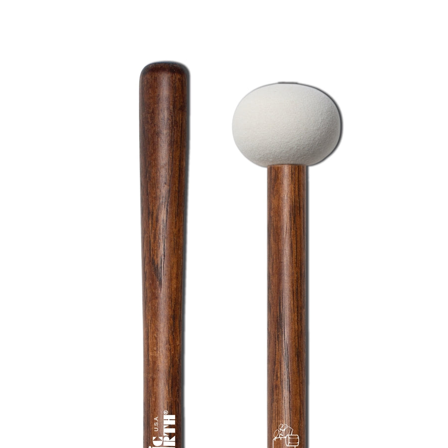 VIC FIRTH MB2H - Corpsmaster Bass Mallets Medium