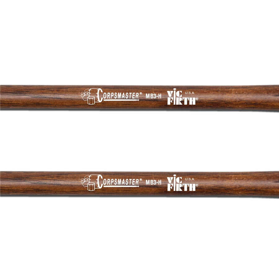 VIC FIRTH MB3H- Corpsmaster Bass Mallets Large