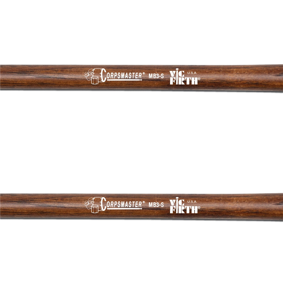VIC FIRTH MB3S - Corpsmaster Bass Mallets Large