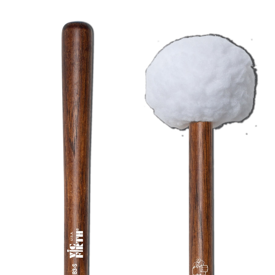 VIC FIRTH MB3S - Corpsmaster Bass Mallets Large