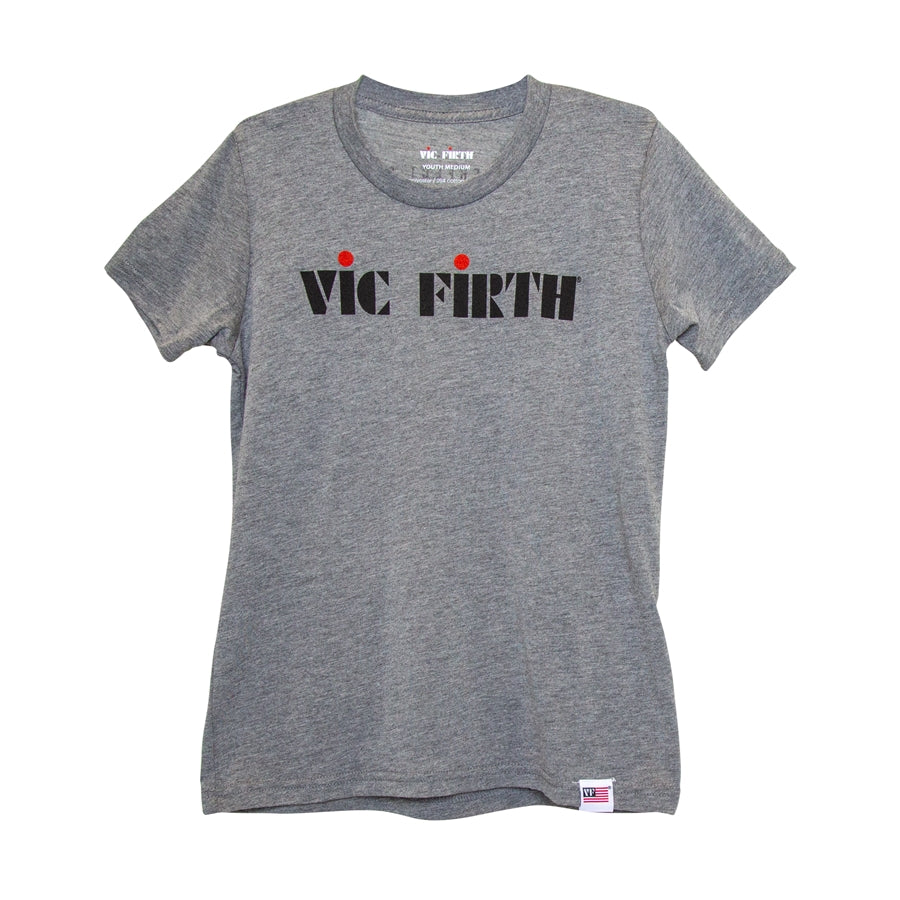 VIC FIRTH PTS20YLOGOM - Youth Logo Tee - Medium