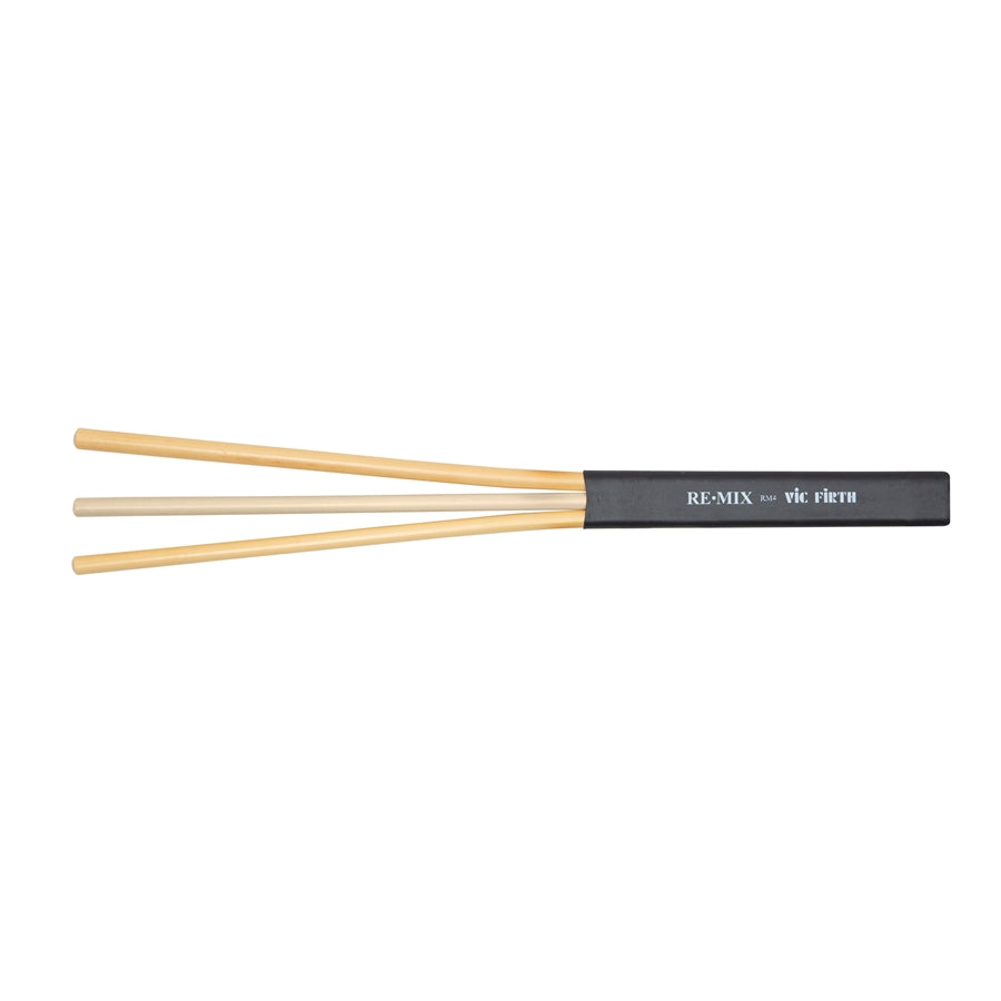 VIC FIRTH RM4 - Spazzole RE•MIX Rattan/Birch