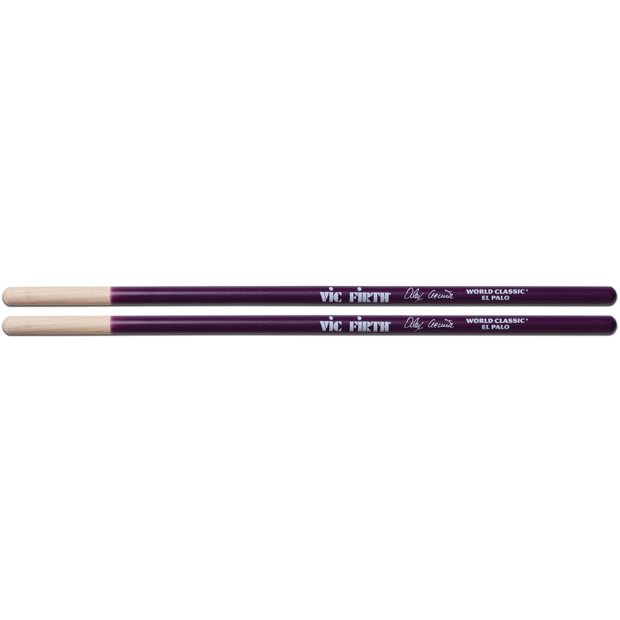 VIC FIRTH SAA2 - American World Classic Alex Acuña Conquistador El Palo Drumsticks - Violet