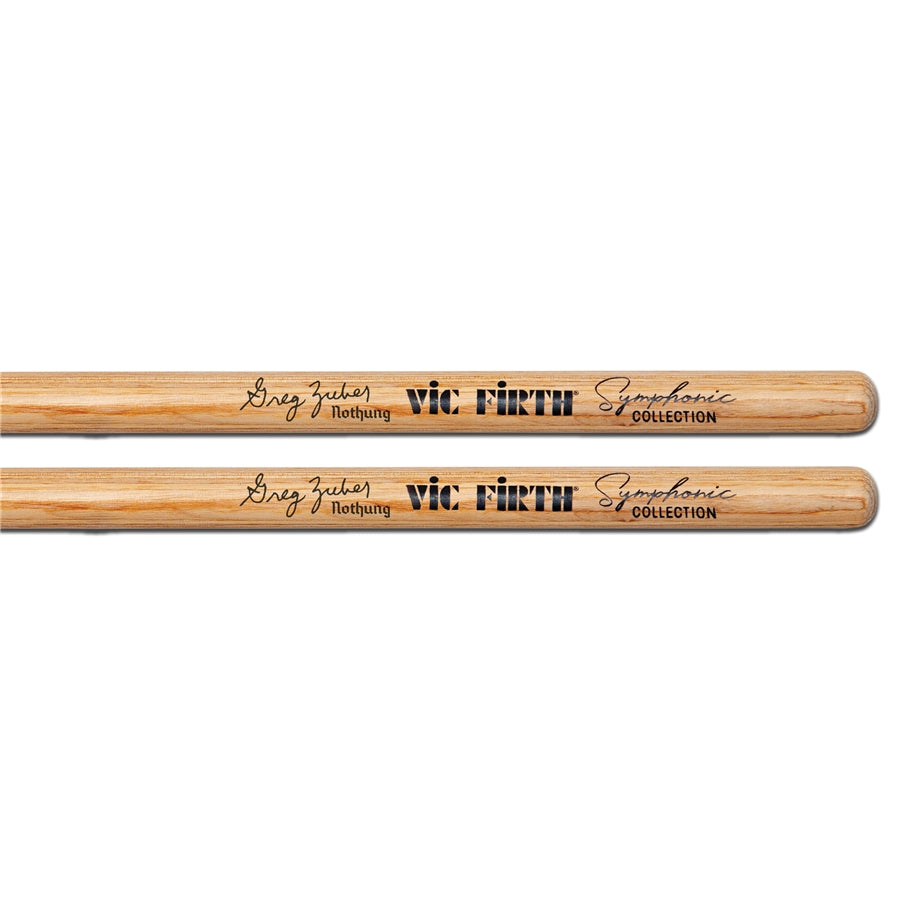 VIC FIRTH SGZN Symphonic Collection Snare Stick Signature Greg Zuber "Nothung"