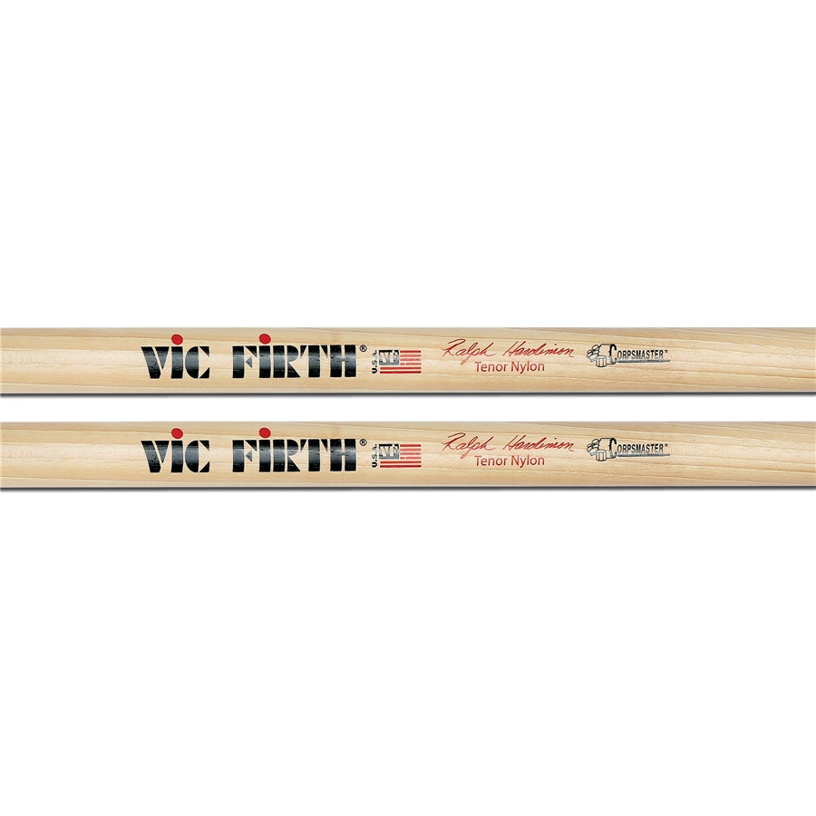 VIC FIRTH SRHTSN - Corpsmaster Multi-Tenor Sticks Ralph Hardimon Nylon Signature