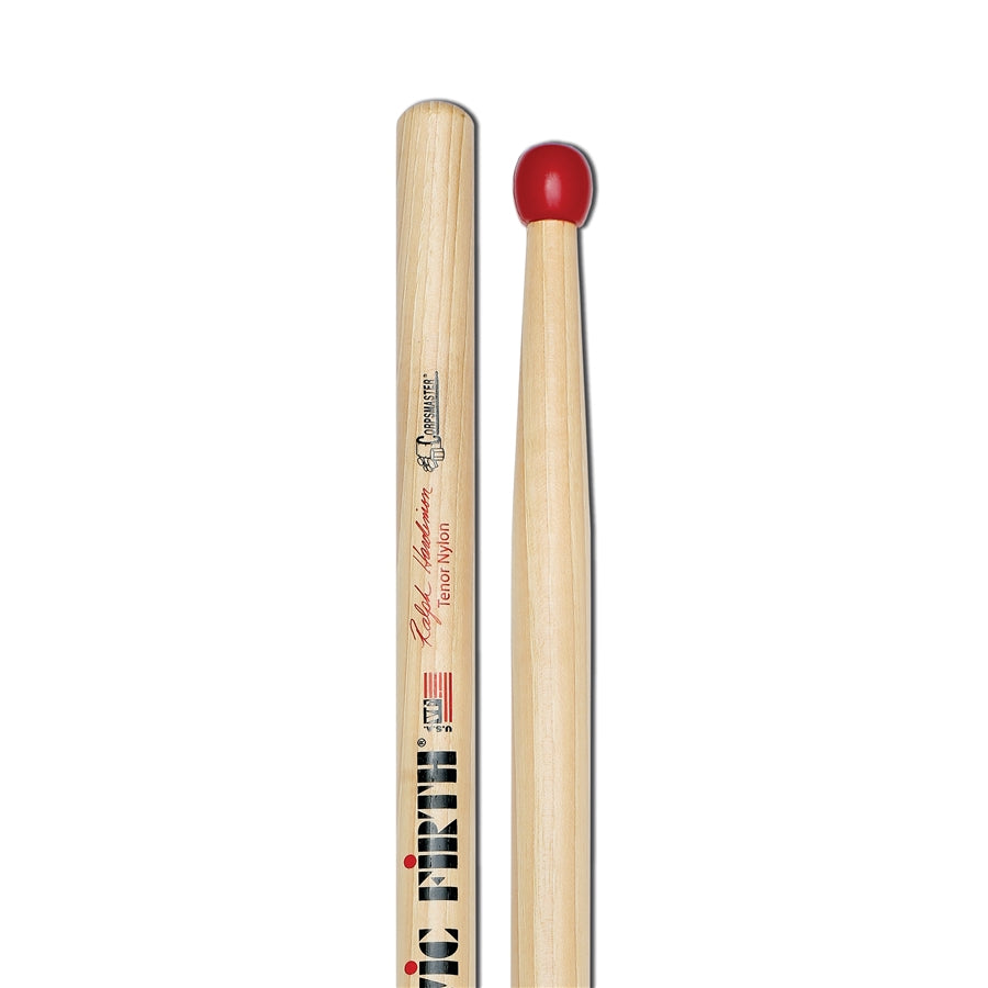 VIC FIRTH SRHTSN - Corpsmaster Multi-Tenor Sticks Ralph Hardimon Nylon Signature