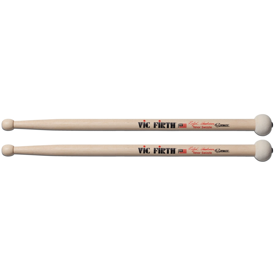 VIC FIRTH SRHTSW - Corpsmaster Multi-Tenor Sticks Ralph Hardimon Swizzle Signature