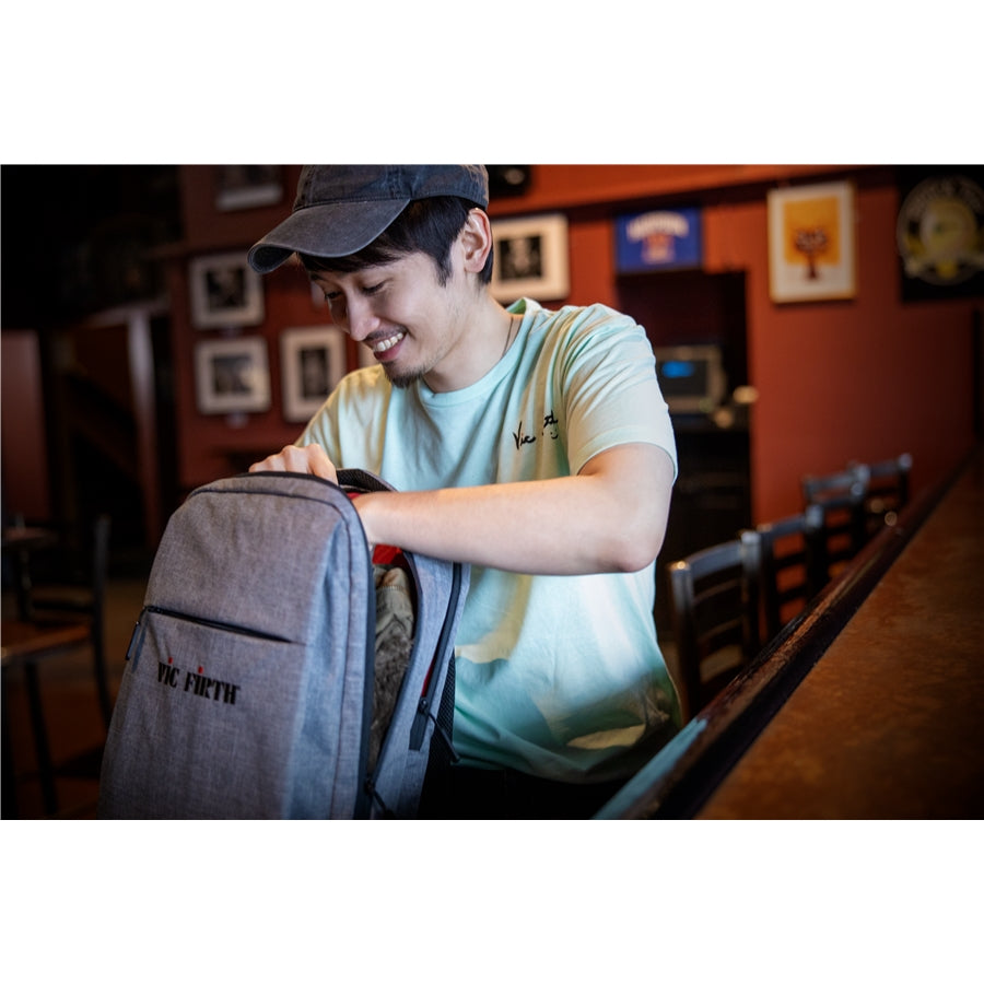 VIC FIRTH Vic Firth PBKPK - Vic Firth Gray Travel Backpack