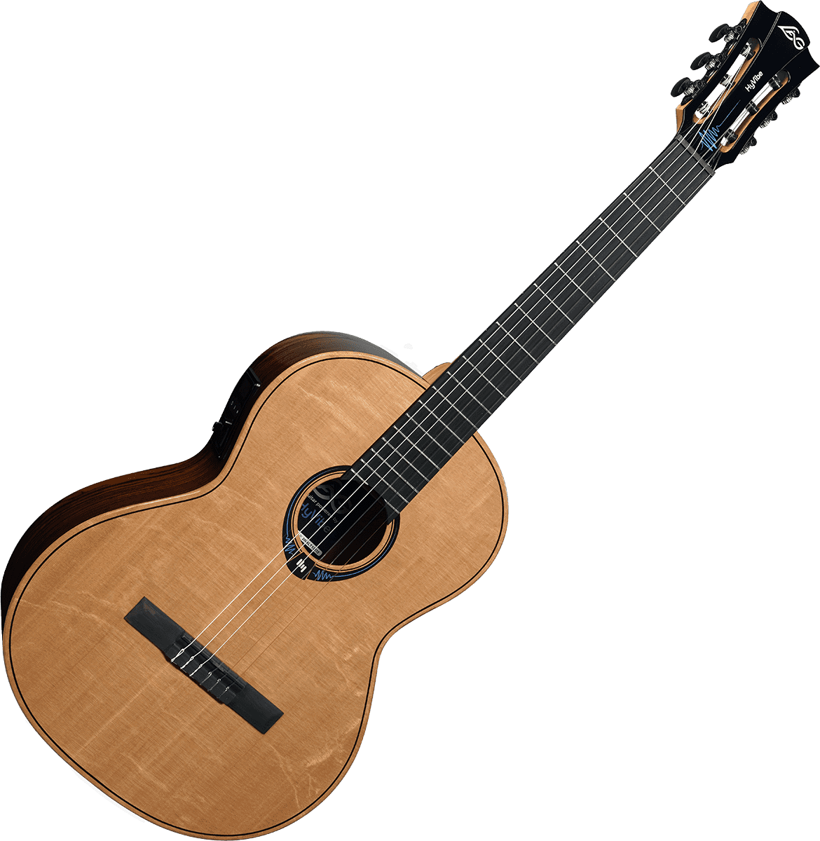 Lag CHV30E Chitarra Classica Elettrificata Natural con Astuccio