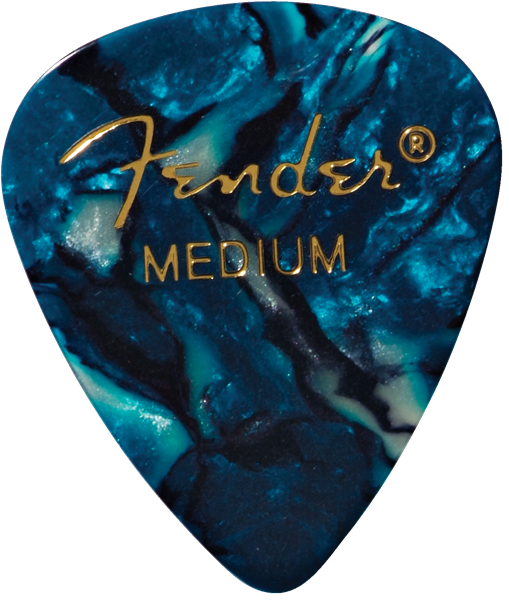 Fender Plettri 351 Ocean Turq Medium 12 Pz