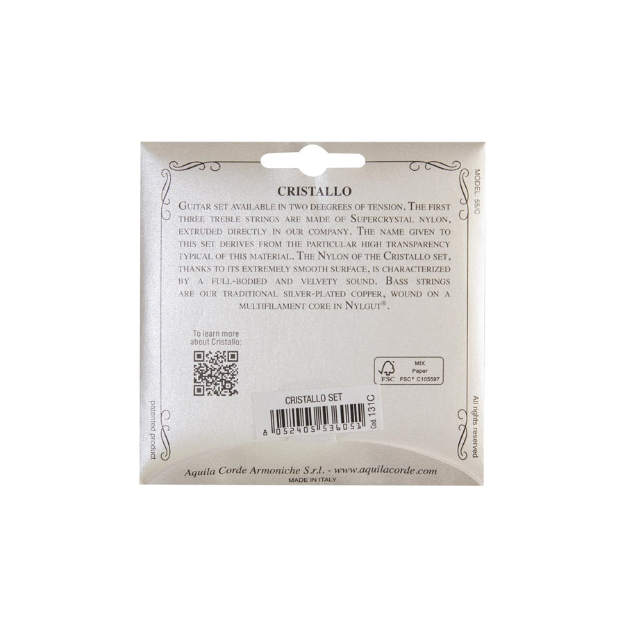 Aquila 131C CRISTALLO Guit Set N tens