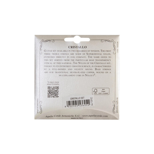 Aquila 131C CRISTALLO Guit Set N tens
