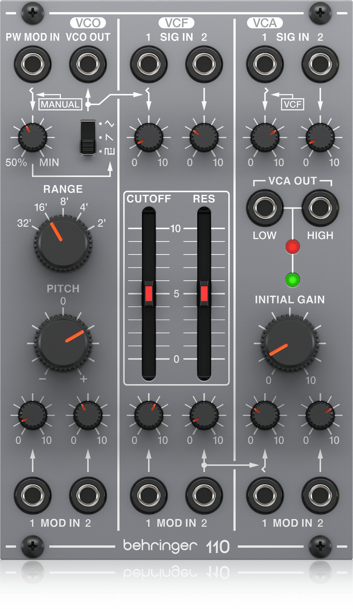 Behringer 110 VCO/VCF/VCA MODULO EURORACK SYSTEM 100