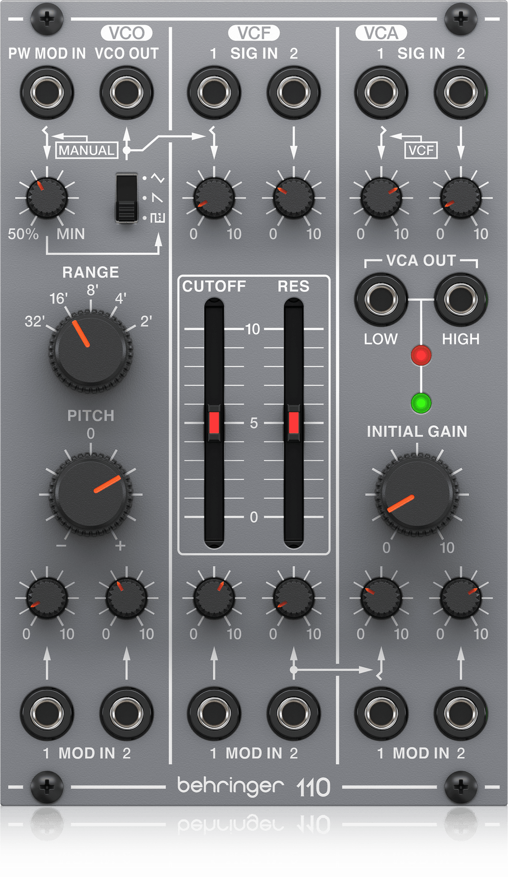 Behringer 110 VCO/VCF/VCA MODULO EURORACK SYSTEM 100