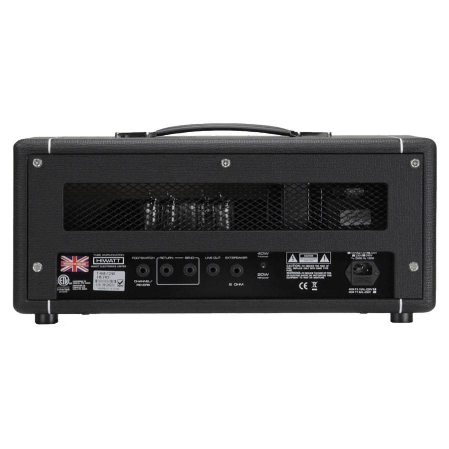 Hiwatt T40/20 Head 40/20 W Tube Amplifier Head