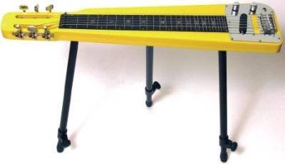 Artisan Ea2Yl Lap Steel Gialla Con Supporto E Borsa