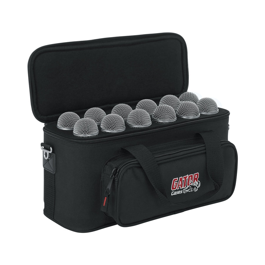 Gator Cases GM-12B Borsa 12 microfoni